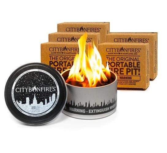 6-PACK Bonfire Candle 4”